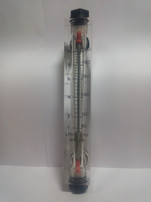 Water Rota meter in Flow Range of 0-600 LPH in Rear Connection